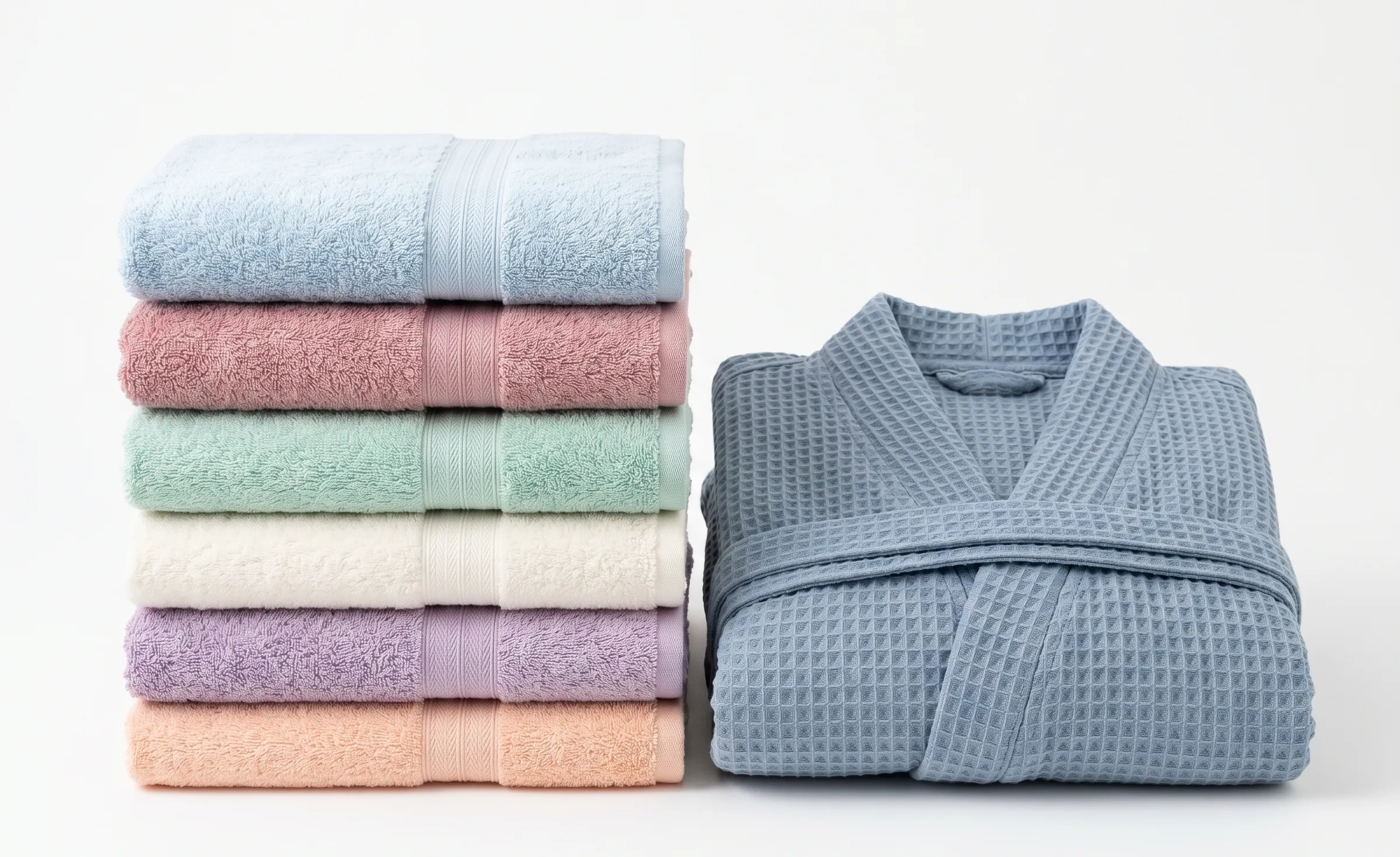 Towels and bath textiles supplier from Turkey with towels and bathrobes